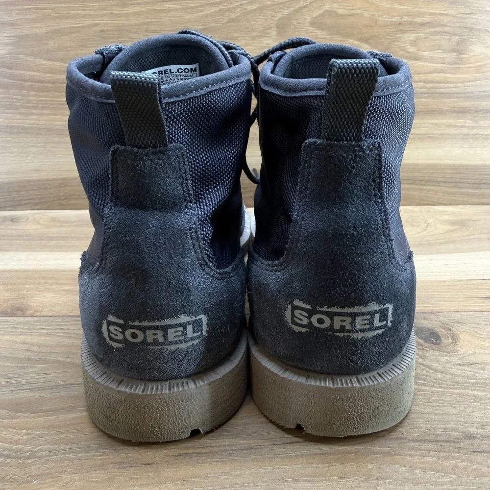 Sorel Caribou OTM Chukka Boots Mens 11.5 Gray Suede Ankle Lace Up Waterproof